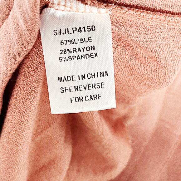 La Miel Poppy Drawstring Sweat Pants Lounge Medium M Pockets Lisle Stretch - Picture 9 of 10